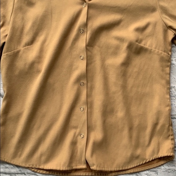 Vintage Arizona Jean Company suede button down top - Picture 2 of 8